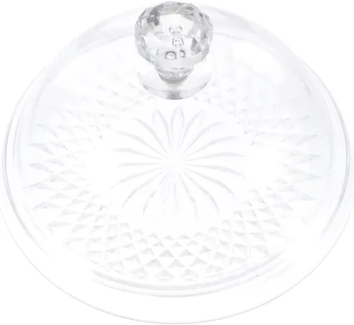 Miniatura 10 de UPKOCH Soporte transparente para tartas de polipropileno con tapa, tapa de cúpula, 12 "x 12