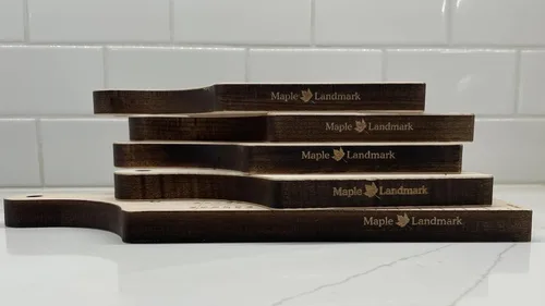 Miniatura 5 de Tabla de cortar estándar lisa (13 pulgadas) - Fabricado en Estados Unidos