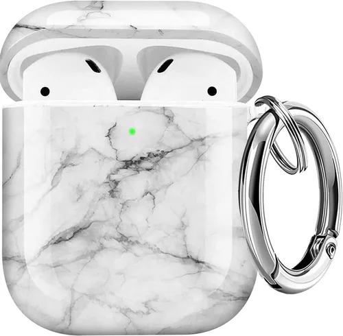 Miniatura 43 de Maxjoy Funda compatible con AirPods Pro, funda con diseño de vaca clara para mujeres y niñas, bonita funda protectora suave con llavero compatible