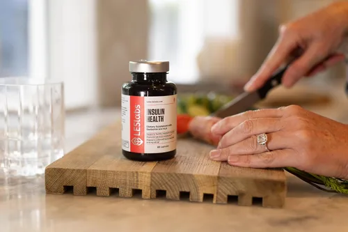 Miniatura 6 de LES Labs Insulin Health Metabolic Health and Support, metabolismo de lípidos y carbohidratos Berberina, cromo, hoja de olivo, ácido alfa lipoico