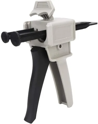 Miniatura 8 de Pistola de pegamento AB de 1.7 fl oz, 7.5 x 2.3 x 6 pulgadas mixta universal 1:1 y 2:1 herramienta de mango de aplicación adhesiva
