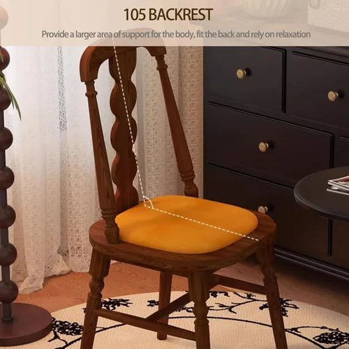 Miniatura 4 de Sillas de cocina tapizadas de madera maciza, sillas de comedor con marco de madera de fresno, silla de sala de estar para comedor, estudio, sala