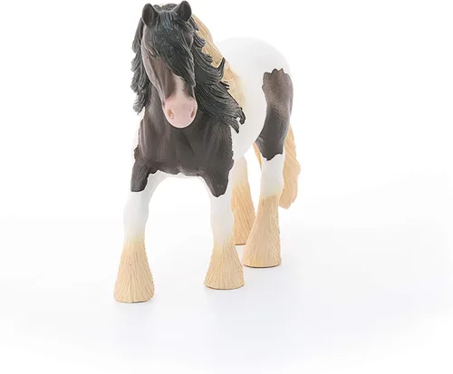 Miniatura 2 de Schleich Farm World Tinker Stallion - Figura de caballo educativa para niños.