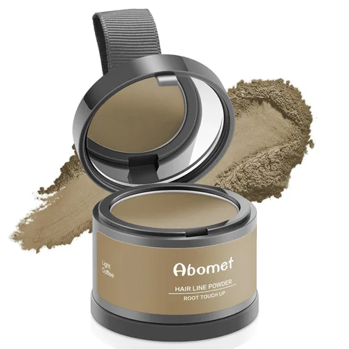Miniatura 8 de Abomet Polvo Capilar Oculta Instantáneamente la Pérdida de Cabello, Polvo de Color de Cabello para Retoque de Raíces, Complementos Capilares