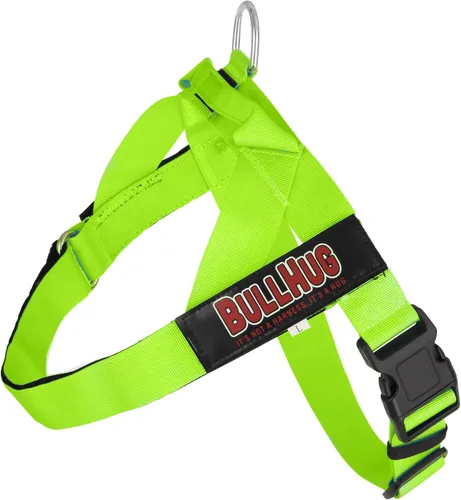 Miniatura 18 de BULLHUG Arnés ajustable para perro, sin tirones, sin estrangulamiento, para bulldogs ingleses, bulldogs franceses, pugs y razas de pecho ancho