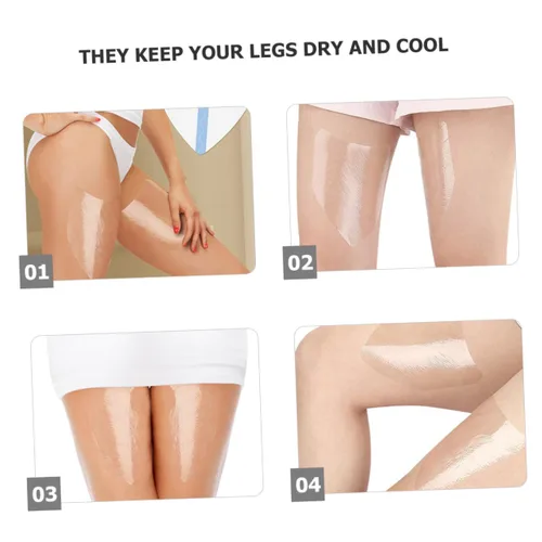 Miniatura 3 de Kisangel 6 piezas invisibles para rozaduras en los muslos, fricción transpirable, cómoda prevención de frotamientos, diseño duradero y versátil