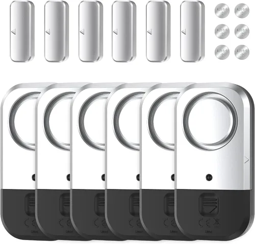 Sensores de alarma para puerta y ventana, alarma de puerta para seguridad de los niños, alarmas de puerta para seguridad del hogar, oficina, tienda,