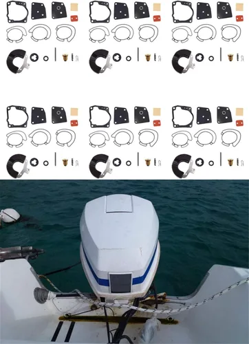 Kit de reparación de carburador de repuesto para V4 V6 90 100 105 115 150 175HP 18-7247 436852 438996