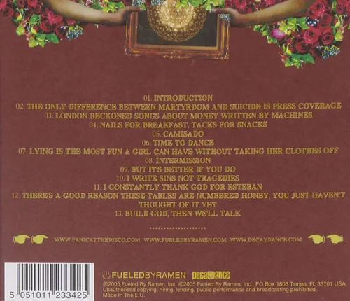 Miniatura 2 de A Fever You Can't Sweat Out - Pretty. Odd. - Panic! At The Disco Album Bundling