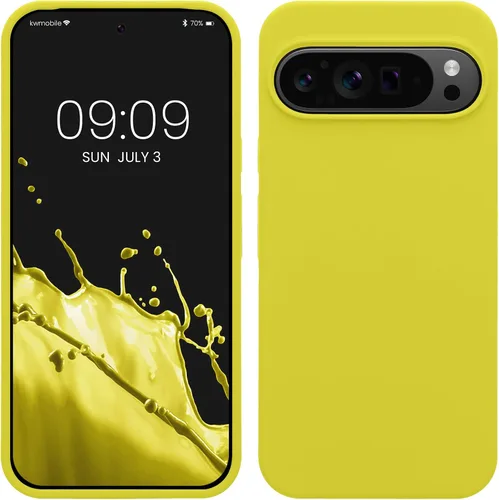 Miniatura 100 de kwmobile Funda Compatible con Google Pixel 6 Pro - Funda de Teléfono de Silicona TPU con Acabado Suave - Azul Caribe