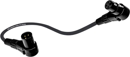 Miniatura 13 de Cable XLR equilibrado de ángulo recto macho a hembra en ángulo recto – 0.5 pies (6 pulgadas) rojo – Pro 3 pines conector de micrófono de 90 grados