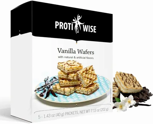 Miniatura 9 de ProtiWise Obleas de chocolate con alto contenido de proteínas, bajas en carbohidratos, bajas en azúcar, Keto Friendly, 0.55 onzas de proteína, alta