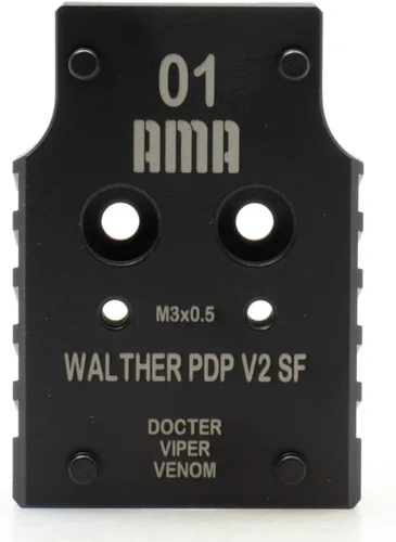 Miniatura 7 de Placa adaptadora para Walther PDP V2 SF compatible con Trijicon, Holosun, Leupold, Shield, Docter