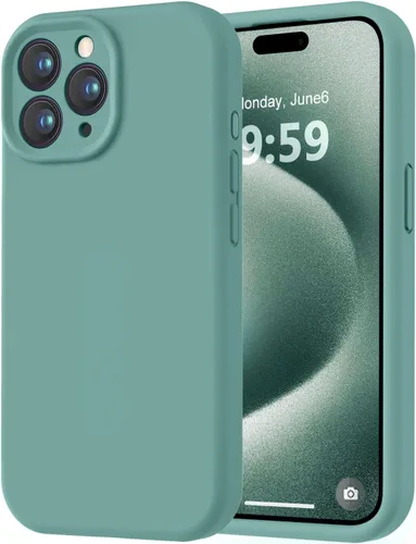 Miniatura 208 de LOVE 3000 Compatible con Funda para iPhone 15, [Cámara de Cobertura Completa de Silicona Suave] [Protección contra Caídas de 8 pies], Forro de Negro
