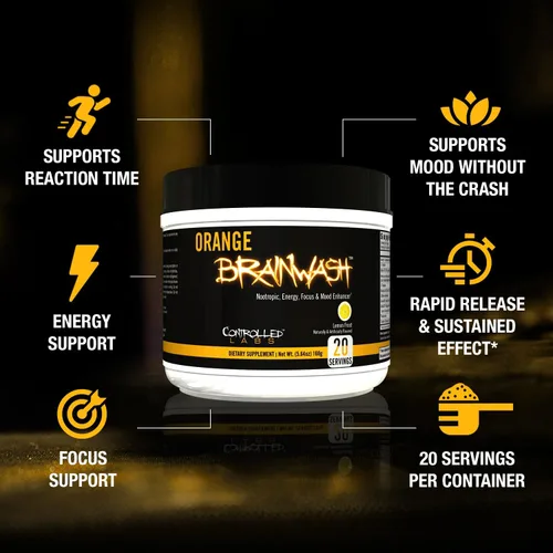 Miniatura 2 de CONTROLLED LABS, Lavado de cerebro naranja, 20 Serv (Lemon Frost)