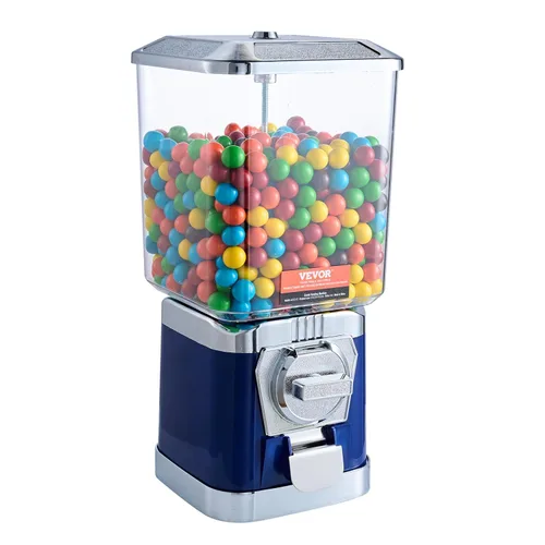 Miniatura 9 de VEVOR - Máquina de chicles para niños, máquina expendedora doméstica de 25" de altura, dispensador de bolas rebotadoras PS, sostiene 230 juguetes