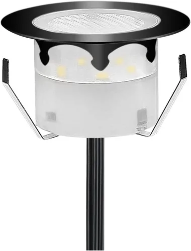 Miniatura 10 de lámpara LED decorativa de bajo voltaje de 1 vatio, impermeable, para exteriores, patio, jardín, escaleras Blanco cálido
