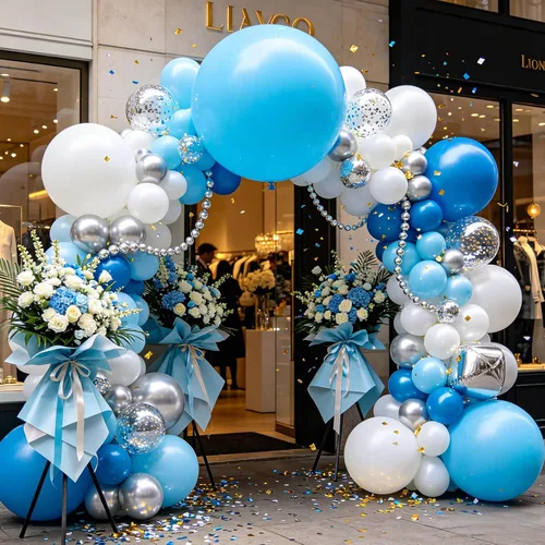 Miniatura 51 de 32 piezas de globos grandes morados de 18 pulgadas, globos redondos grandes de látex para decoración de cumpleaños y bodas. (morado)