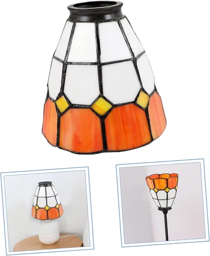 Miniatura 8 de DOITOOL Lámpara decorativa de cristal para lámpara de techo, cubierta festoneada colgante