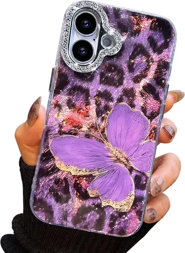 Miniatura 77 de I-MGAE-IN-AR Funda compacta para iPhone 11, diseño de mariposa, marco de protección de lente de cámara con diamante 3D, bonitas fundas protectoras