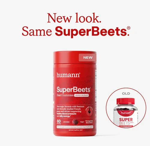 Miniatura 6 de HumanN SuperBeets - Gomitas de circulación de óxido nítrico sin azúcar, apoyo diario de presión arterial para la salud del corazón, extracto