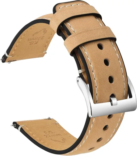 Fullmosa Correas de reloj, 0.709 in, 0.748 in, 0.787 in, 0.866 in, 0.945 in, correa de piel pulida, correa de reloj vintage