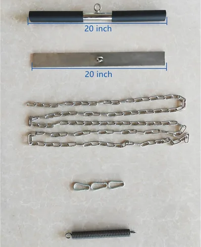 Miniatura 2 de Isochain, equipo de ejercicios isométricos, dispositivo de entrenamiento estático para construir músculo y fuerza, todo acero inoxidable 304