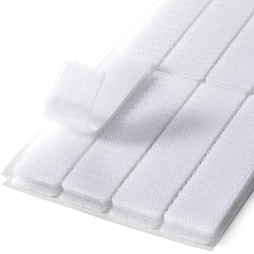 Miniatura 43 de Tiras adhesivas para tela (6 pies x 3/4 pulgadas), se pegan sin coser ni planchar, para ropa y cortinas, cinta de dobladillo de doble cara