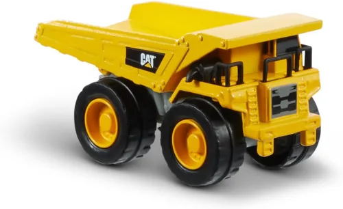 Miniatura 3 de CAT Construction Toys CAT Construction - Paquete de 3 vehículos de metal fundido a presión, camión volquete/mezclador de cemento/nivelador