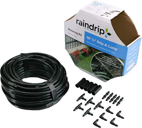 Miniatura 9 de Raindrip R560DP Sistema de riego por goteo, sistema de riego por goteo automático con temporizador para maceteros y canastas colgantes, riega hasta