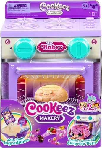 Miniatura 2 de Cookeez Makery Horno Lil' Bakez, Mezcla la Masa y Haz una Mascota Sorpresa Perfumada en Forma de un Juguete de Peluche Deliciosamente Perfumado