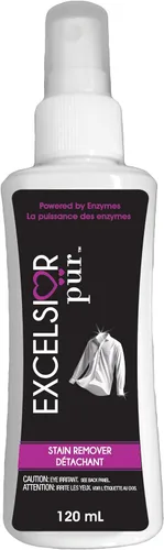 Miniatura 6 de Excelsior Pür - Detergente para ropa sin perfume, 7.5 x ultra concentrado, 4 L (333 cargas) + removedor de manchas de 4.1 fl oz, libre