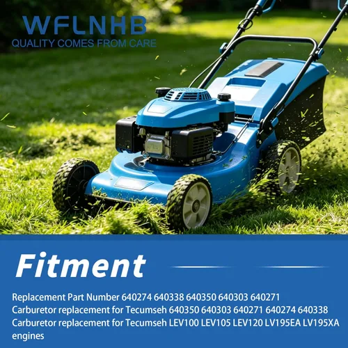 Miniatura 6 de WFLNHB Repuesto de carburador para motores Tecumseh LEV100 LEV105 LEV120 LV195EA LV195XA 640274 640338 640350 640303 640271