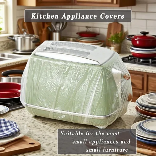 Miniatura 3 de STAYWILD 30 piezas de cubiertas protectoras para polvo de pequeños electrodomésticos de cocina, cubiertas desechables de plástico engrosadas