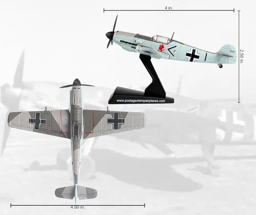 Miniatura 3 de Daron Postage Stamp Bf109 Adolf Galland 1/87 PS5336-5