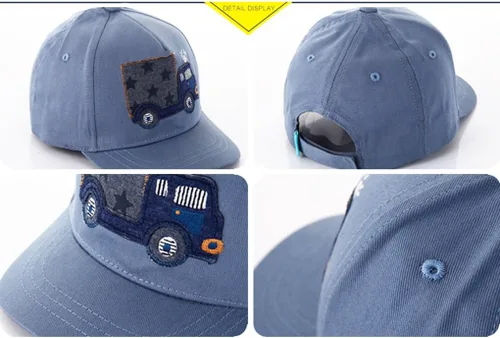 Miniatura 2 de MZLIU Sombreros de béisbol de algodón para niños Infan (3M-6T)