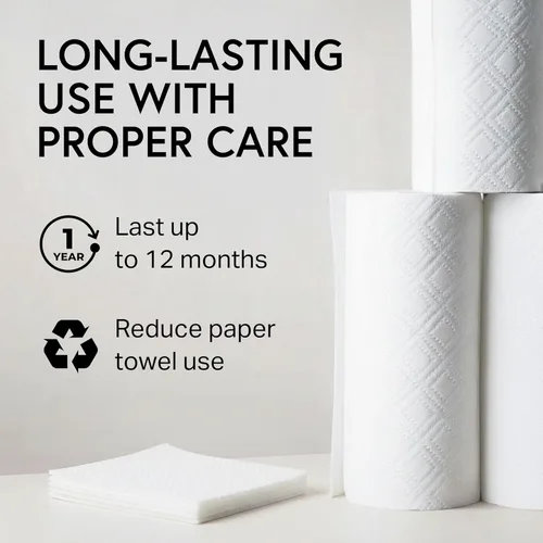 Miniatura 5 de Swedish Wholesale Paños suecos para cocina - 10 unidades de toallas de papel reutilizables lavables - Paños de cocina de esponja de celulosa