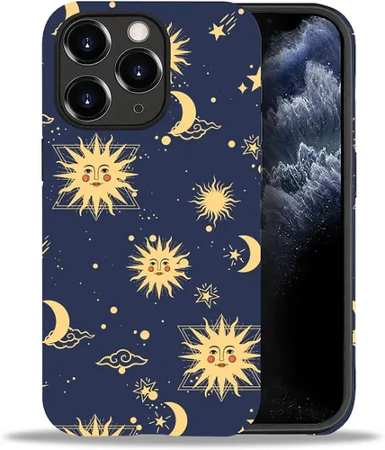 Miniatura 51 de DAIZAG Funda compatible con iPhone 11, hermoso color arena, patrón completo, carcasa rígida híbrida de plástico TPU + funda de protección