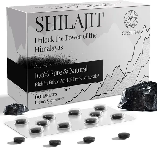 Miniatura 12 de Shilajit Tablets 1000 MG, 100% orgánico del Himalaya, suplemento Shilajit rico en ácido fúlvico y minerales traza para hombres y mujeres, energía