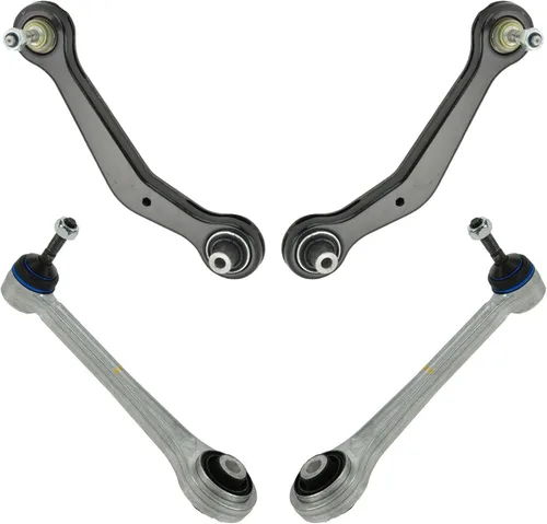 Miniatura 37 de TRQ Brazo de control delantero superior e inferior con rótula juego de 4 piezas compatible con Land Rover Range Rover 2003-2012