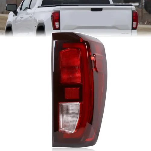 Miniatura 10 de Lochnchn Conjunto de luz trasera compatible con GMC Sierra 1500 2500HD 3500HD 2019-2025 Luz trasera del lado del conductor, luz trasera de repuesto