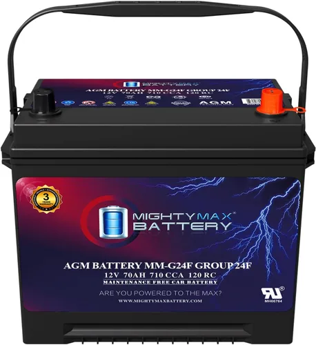 Miniatura 16 de Batería Mighty Max Battery MM-G35 de Arranque y Parada para Coche BCI Grupo Tamaño 35 12V 55Ah, 100RC, 650 CCA Batería de Coche AGM Recargable