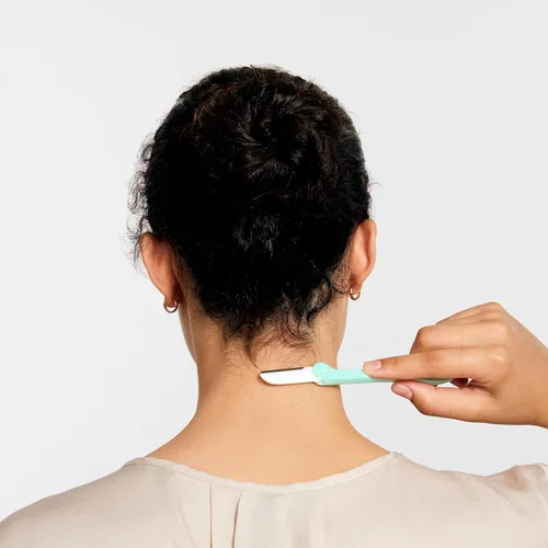 Miniatura 8 de Contours Rx Cuchillas dérmicas herramienta de retoque de acero inoxidable que elimina el vello facial peludo, línea de bikini, brazos, nudillos