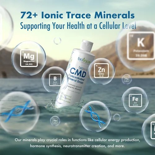 Miniatura 3 de BioTrace Gotas minerales del Mar Muerto Más de 72 minerales traza concentrados, magnesio líquido iónico, cloruro, potasio Bajo en sodio