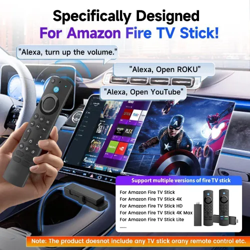 Miniatura 3 de Carlinkit Car TV Mate solo para automóviles con función CarPlay con cable de fábrica, compatible con Fire TV Sticks, transmisión sin problemas,