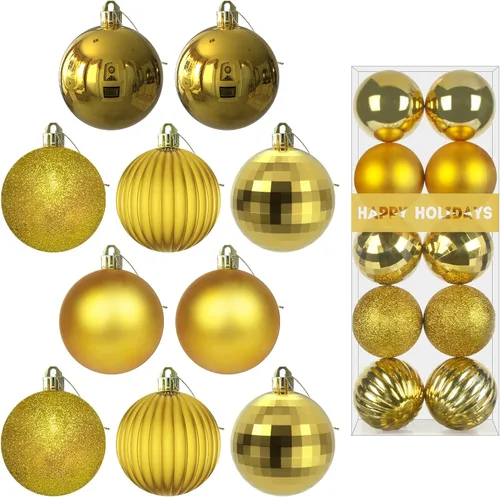 Miniatura 211 de Bolas de Navidad Grandes de 3.2" en Azul Bebé - Adornos para Árbol de Navidad, Bolas Colgantes Inastillables para Cumpleaños, Halloween, Boda