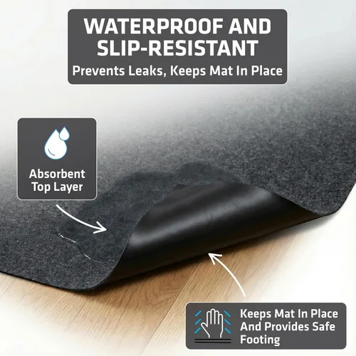 Miniatura 3 de Drymate Tapete Jumbo para Caja de Parto, Lavable a Máquina, Súper Absorbente, Impermeable, Secado Rápido, Antideslizante, Almohadillas Reutilizables