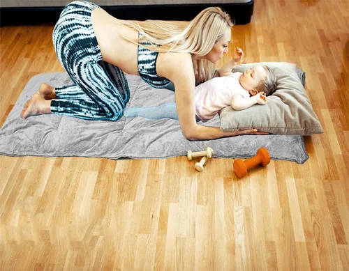 Miniatura 7 de Almohadilla de dormir gruesa para acampar, cojines de campamento de microfibra suaves y cómodos para adultos, colchonetas plegables ligeras