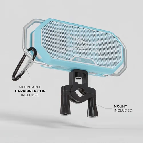Miniatura 4 de Altec Lansing HydraWAVE - Altavoz Bluetooth portátil, 12 horas de reproducción, carga rápida USB-C, emparejamiento inalámbrico verdadero, altavoz
