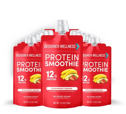 Miniatura 3 de Designer Wellness Paquete variado de batidos de proteínas y paquete de plátano de fresa